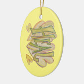 Heilung Kunst, Dichtung und Musik Keramik Ornament (Links)