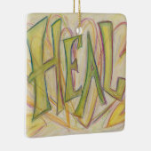 Heilung Kunst, Dichtung und Musik Keramikornament (Rechts)