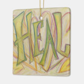 Heilung Kunst, Dichtung und Musik Keramikornament (Links)