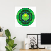 Heilung Mandala 3 Poster (Heimbüro)