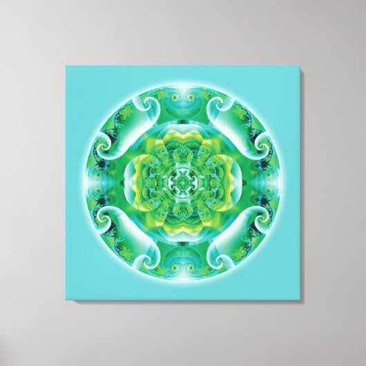 Heilung Mandala 4 Canvas Print Leinwanddruck (Vorderseite)