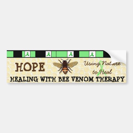 Heilung mit dem Autoaufkleber der Bienenvenom-Ther (Vorne)
