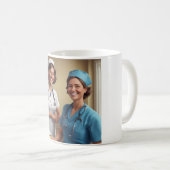 Heilung mit Lächeln Tasse: Freude mit jedem Si ver Kaffeetasse (VorderseiteRechts)