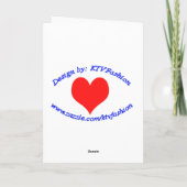 Heilung mit Liebe Nurses Day Grußkarte Karte (Rückseite)