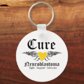 Heilung NeuroblastomaTattoo Wings Schlüsselanhänger (Vorderseite)