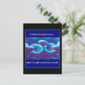 Heilung Postkarte (Stehend Vorderseite)