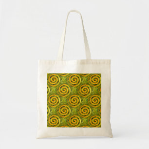 Heilung Power Spirals Gold grün + Ihre Ideen Tragetasche
