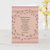 Heilung Reise Inspiration Gedicht Karte (Gelbe Blume)