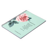 Heilung Reise Inspiration Journalismus Notizblock (Linke Seite)