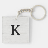 Heilung Romans Scripting Christlich Monogram Schlüsselanhänger (Rückseite)