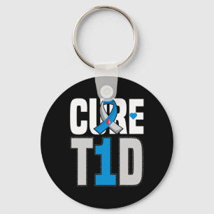 Heilung T1d - Heilung Typ 1 Diabetes - T1d Bewusst Schlüsselanhänger