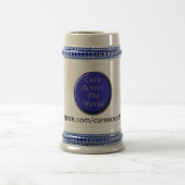 Heilung über der WeltTasse Bierglas (Mittel)