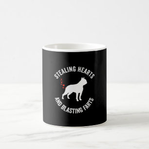 Heilung und Strahlen von Furzen Boston Terrier Kaffeetasse