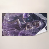 Heilung von Amethyst Crystals Fairy Badehandtuch (Badehandtuch)