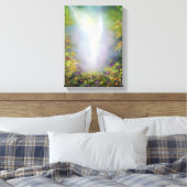 Heilung von Angel Art Print auf Leinwand (Insitu (Schlafzimmer))