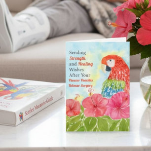 Heilung von Plantarfasziitis Scharlachrote Aras, H Karte