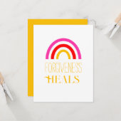 "Heilung von Vergebung" Karte (Vorderseite/Rückseite Beispiel)