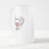 Heilungs-Autismus Mattglas Bierglas (Vorderseite Links)