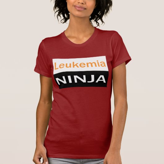 Heilungs-Leukämie Ninja Shirt (Vorderseite)