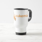 Heilungs-Leukämie-orange Band-Reise-Tasse Reisebecher (VorderseiteRechts)