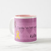 Heilungs-Tasse Zweifarbige Tasse (Vorderseite Links)