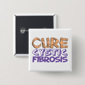 Heilungs-zystische Fibrose Button (Vorne & Hinten)