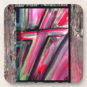 Heilungskreuz Getränkeuntersetzer (Vorderseite)