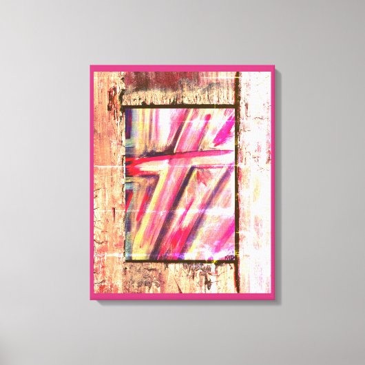 Heilungskreuz Leinwanddruck (Vorderseite)