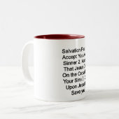 Heilungsplan Zweifarbige Tasse (Vorderseite Links)