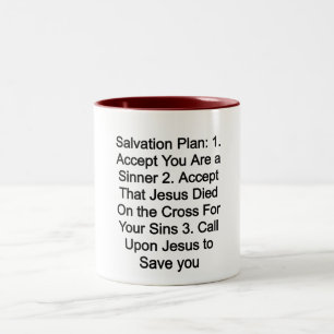 Heilungsplan Zweifarbige Tasse