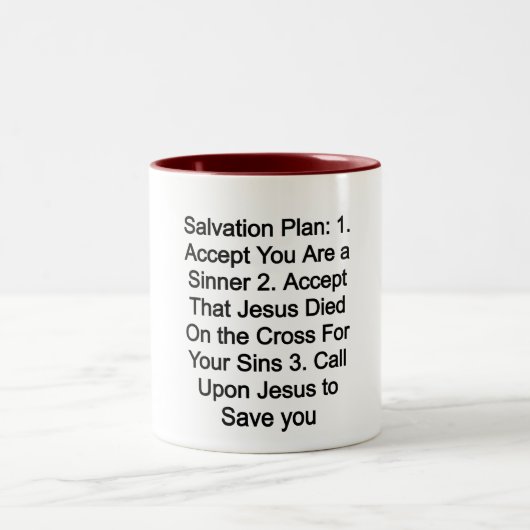 Heilungsplan Zweifarbige Tasse (Mittel)