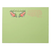 Heilverse Notizblock (Vorderseite)