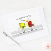 Heilvögel Rechteckiger Aufkleber (Umschlag)