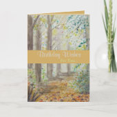 Heilwald Geburtstag Gruß Karte (Vorderseite)