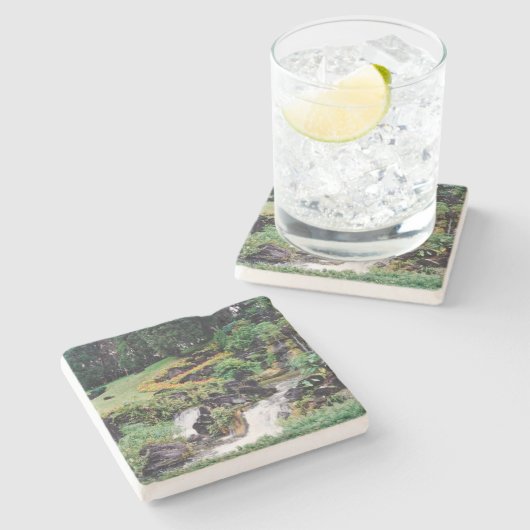 Heilwasser Steinuntersetzer (Seitenansicht)