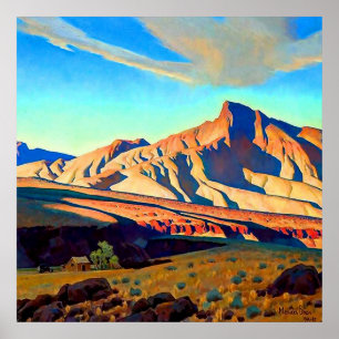 „Heim des Wüstenratten“ von Maynard Dixon Poster