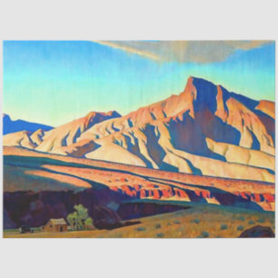 „Heim des Wüstenratten“ von Maynard Dixon Seidenpapier