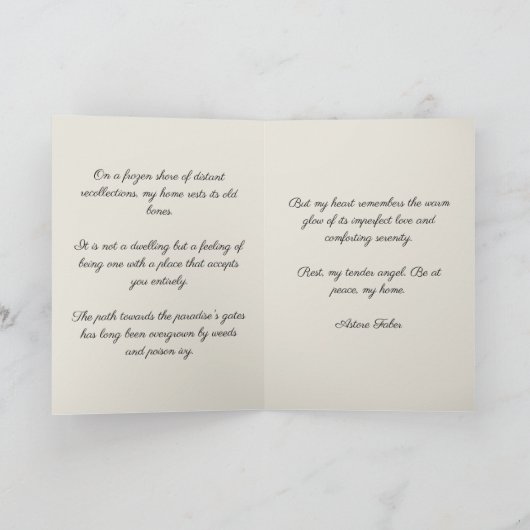 Heim Karte (Innenseite)