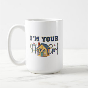 Heim Mädchen Immobilienmakler Personalisierter Imm Kaffeetasse