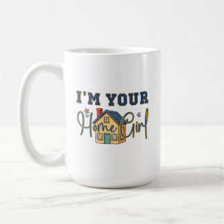 Heim Mädchen Immobilienmakler Personalisierter Imm Kaffeetasse