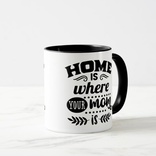 Heim-Mama Tasse (VorderseiteRechts)