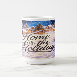 'Heim zu den Feiertagen' Kaffeetasse