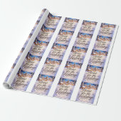 'Heim zur Weihnachtszeit' Geschenkpapier (Ungerollt)