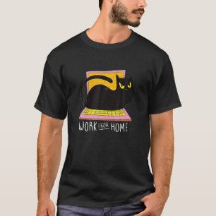 Heimarbeit Büro Arbeit Zu Hause Lustiger Videoanru T-Shirt