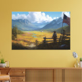 Heimat der Republik Leinwanddruck (Insitu (Wohnzimmer))