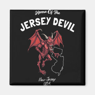 Heimat des Jersey Teufels New Jersey USA Kryptid Magnet