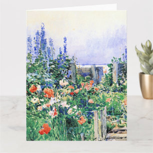 Heimat des Kolibris von Childe Hassam Karte