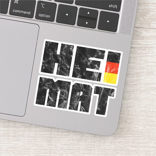 Heimat, Deutsche Zuhause Heimat, Deutschland Aufkleber (Detail)