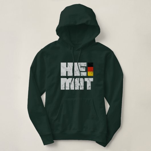 Heimat, Deutschland, Zuhause, Heimat Hoodie (Design vorne)