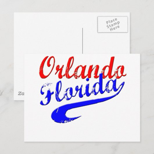 Heimat Florida Postkarte (Vorne/Hinten)